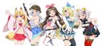  a.i._channel dennou_shoujo_youtuber_shiro group kaguya_luna kaguya_luna_(character) kemomimi_vr_channel kizuna_a.i. mirai_akari mirai_akari_project nekomasu_(kemomimi_vr_channel) shiro_(dennou_shoujo_youtuber_shiro) tagme_(artist) 