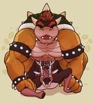  anal anal_penetration anthro big_dom_small_sub bowser cervine deer duo eyes_closed from_behind_position koopa male mammal mario_bros muscular muscular_male nintendo nude open_mouth penetration requiembeatz scalie sex size_difference video_games 