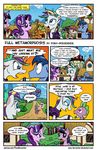  2018 blue_eyes comic cutie_mark detailed_background equine female feral friendship_is_magic hair horn mammal my_little_pony pony-berserker purple_eyes purple_hair rarity_(mlp) smile starlight_glimmer_(mlp) unicorn 