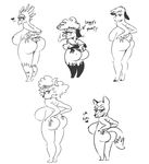  &lt;3 2015 anthro avian beauty_mark big_breasts big_butt breasts butt caprine cervine cigarette deer digital_media_(artwork) english_text female group hair hand_on_hip huge_breasts huge_butt kung_fu_panda line_art looking_at_viewer mammal mature_female mei_ling_(fox) monochrome mother nipples nude parent rear_view sheep sheep_wrecked short_hair sketch smoking smutbooru standing text thick_thighs voluptuous wide_hips 