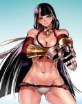  abs artist_name bangs black_hair blunt_bangs bow bowalia bowtie bra breasts cleavage commentary_request contrapposto cowboy_shot cross earrings elbow_gloves fate/grand_order fate_(series) frilled_bra frilled_panties frills gauntlets gloves green_eyes hair_ribbon head_tilt jewelry large_breasts long_hair looking_at_viewer lowleg lowleg_panties multicolored_hair navel panties red_gloves ribbon saint_martha saint_martha_(swimsuit_ruler)_(fate) simple_background solo standing streaked_hair underwear underwear_only 