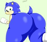  2018 butt hedgehog male mammal sonic_(series) sonic_the_hedgehog streaker_(artist) 