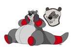  2017 anthro black_nose blackshirtboy digital_drawing_(artwork) digital_media_(artwork) encasement fur grey_fur hypnosis jazzotter male mammal markings mind_control multicolored_tail mustelid otter plushie simple_background solo spiral_eyes striped_tail stripes trapped white_background 