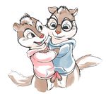  alvin_and_the_chipmunks alvin_seville anthro balls cub duo hug lando male male/male open_mouth penis simon_seville young 