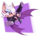  anthro bat bigdad breasts chibi female heel_boots makeup mammal mascara open_mouth rouge_the_bat smile solo sonic_(series) spread_legs spreading 