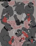  2018 4_toes animal_genitalia animal_penis anthro anus ball_grab balls big_balls big_penis butt canine canine_penis collar comic cum cum_on_face cum_on_hand cumshot curse digital_drawing_(artwork) digital_media_(artwork) dog ejaculation english_text erection eye_reflection feet first_person_view fur hi_res horny_(disambiguation) humanoid_feet knot koorivlf male mammal masturbation multiple_images nipple_pinch nipples nude open_mouth orgasm paws penis pinch presenting presenting_hindquarters simple_background slightly_chubby tailwag teeth text toes tongue tongue_out transformation two-handed_masturbation 