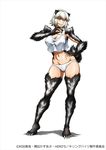  animal_humanoid animal_tail anthro badger_humanoid big_breasts black_fur breasts brown_eyes claws cleavage clothed clothing female fur hair hitomi_uzaki humanoid killing_bites liden_films_(copyright) mammal mustelid navel offical_art panties sharp_teeth shirt short_hair simple_background solo standing tank_top teeth underwear white_background white_fur white_hair 