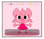  crossover gaturo mammal mina_(gaturo) parappa_the_rapper pig pink_skin porcine video_games 