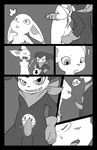  angry comic digimon female gatomon greyscale grin grope impmon male male/female monochrome penis smile tapering_penis vulapa 