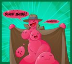  bob breasts female flashing heart0fink_(artist) not_furry slime slime_rancher 