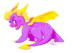  dragon male purple_eyes purple_scales scales solo spyro spyro_the_dragon video_games zapsi 
