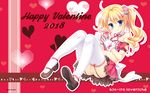  cleavage heels kin&#039;iro_loveriche kisaki_reina pantsu saga_planets stockings thighhighs toranosuke valentine wallpaper 