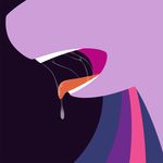  2018 dripping equine female friendship_is_magic hair horse mammal multicolored_hair my_little_pony open_mouth pony saliva solo teeth tongue twilight_sparkle_(mlp) vistamage 