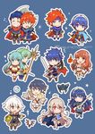  aqua_hair armor axe azuraline barefoot bird blue_cape blue_eyes blue_hair brother_and_sister cape celica_(fire_emblem) closed_eyes dress earrings eirika eliwood_(fire_emblem) ephraim falchion_(fire_emblem) feh_(fire_emblem_heroes) female_my_unit_(fire_emblem_if) fingerless_gloves fire_emblem fire_emblem:_fuuin_no_tsurugi fire_emblem:_kakusei fire_emblem:_monshou_no_nazo fire_emblem:_rekka_no_ken fire_emblem:_seima_no_kouseki fire_emblem:_souen_no_kiseki fire_emblem_echoes:_mou_hitori_no_eiyuuou fire_emblem_heroes fire_emblem_if gloves green_hair hair_between_eyes hair_ornament hairband headband hector_(fire_emblem) highres ike jewelry long_hair looking_at_viewer lucina male_my_unit_(fire_emblem:_kakusei) mamkute marth mask multiple_boys multiple_girls my_unit_(fire_emblem:_kakusei) my_unit_(fire_emblem_if) open_mouth owl pointy_ears red_eyes red_hair roy_(fire_emblem) short_hair siblings silver_hair skirt smile sword thighhighs tiara weapon 