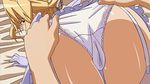  animated animated_gif ass bed blonde_hair blue_eyes censored dress gif kuroda_kazuya looking_back ova panties princess_lover pussy shiny silvia_van_hossen underwear undressing wet_panties 