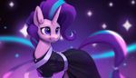  2018 clothed clothed_feral clothing digital_media_(artwork) equine female feral friendship_is_magic hair horn mammal multicolored_hair my_little_pony rodrigues404 smile solo starlight_glimmer_(mlp) two_tone_hair unicorn 