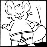  blush briefs clothing dialogue hamster mammal nishi oxnard penis rodent underwear 
