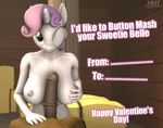  3d_(artwork) aged_up anthro big_breasts big_penis breasts button_mash_(mlp) digital_media_(artwork) duo female friendship_is_magic holidays looking_at_viewer male moorsheadfalling my_little_pony penis sex source_filmmaker sweetie_belle_(mlp) text titfuck valentine&#039;s_day 