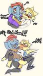  2018 alphys anthro clothed clothing cosplay dialogue duo english_text female fish inuki lizard marine mercy_(overwatch) moira_(overwatch) overwatch reptile scalie text undertale undyne video_games 