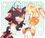  2018 anthro chao cheese_the_chao clothing cream_the_rabbit female hedgehog lagomorph male mammal okami_(artist) rabbit shadow_the_hedgehog sonic_(series) video_games 