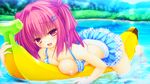 bikini breasts erect_nipples game_cg kujiragami_no_tearstilla mikagami_mamizu narumi_marine nipples possible_duplicate swimsuit water whirlpool 