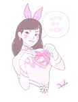  animal_ears biting bow bowtie box brand_name_imitation bunny_ears d.va_(overwatch) dazol detached_collar earrings facepaint facial_mark fake_animal_ears godiva_chocolatier happy_valentine heart heart-shaped_box jewelry lip_biting overwatch pasties valentine whisker_markings 