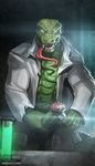  2016 abs anthro balls big_balls big_penis colored_cum colored_precum cum fangs forked_tongue glowing glowing_cum glowing_precum green_cum green_precum horny_(disambiguation) huge_penis humanoid_penis hybrid lab_coat lizard male mammal marvel masturbation muscular muscular_male open_clothing penile_masturbation penis precum pupilless_eyes reptile scalie scientist solo spider-man_(series) test_tube the_lizard_(spider-man) todex tongue tongue_out unprofessional_behavior unusual_cum unusual_precum vein veiny_penis vial 