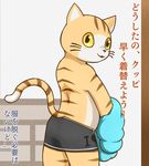  cat clothed clothing feline male mammal tapio_chatarozawa topless underwear working_buddies! ラーメン_(artist) 