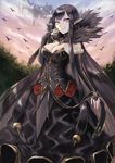  assassin_of_red_(fate/apocrypha) cleavage dress fate/apocrypha fate/grand_order fate/stay_night pointy_ears semiramis_(fate) u_suke 