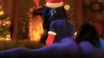  16:9 2017 3d_(artwork) anthro anthrofied anus butt christmas christmas_tree digital_media_(artwork) doctor-sfm equine female fire friendship_is_magic hair holidays horn looking_at_viewer looking_back mammal mostly_nude my_little_pony princess_luna_(mlp) pussy rear_view solo tree unicorn 