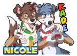  australian_shepherd blue_merle brother brother_and_sister canine casual_nudity collar dog eyewear female game_boy glasses kade_(savestate) male mammal nicole_(savestate) nintendo red_merle savestate sibling sister tim_weeks video_games 