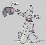  breasts collar female lagomorph lustylamb mammal peeing piss_on_face pussy rabbit urine watersports 