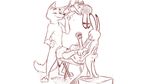  2018 anthro arctic_fox bdsm bondage bound canine crossgender dildo dipstick_ears disney ear_markings facial_markings female foursome fox fur_markings group group_sex hand_on_hip holding_object ittybittykittytittys jack_savage judy_hopps lagomorph lying male male/female male_penetrating mammal markings monochrome nick_wilde on_back oral oral_penetration penetration rabbit red_and_white sex sex_toy simple_background skye_(zootopia) smile spitroast standing suspension table toying_partner vaginal vaginal_penetration white_background zootopia 