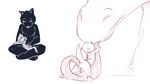  2018 anthro balls betty_(weaver) butt canine caprine disney erection female giraffe ittybittykittytittys long_tongue male male/female mammal mustelid on_lap on_tongue otter pack_street penis remmy_cormo sheep simple_background sitting size_difference tongue touching_penis white_background wolf wool zootopia 