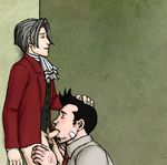  ace_attorney dick_gumshoe miles_edgeworth tagme 