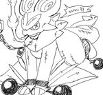  ! 2018 ambiguous_gender anthro bdsm black_and_white bondage bound costume digital_drawing_(artwork) digital_media_(artwork) dragon force_feeding forced fursuit gigash hi_res inflation mammal monochrome nintendo noivern pok&eacute;mon pok&eacute;mon_(species) simple_background solo video_games 