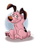  2018 canine cartoon_network courage courage_the_cowardly_dog dog fur male mammal orlandofox pink_fur simple_background 