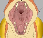  ambiguous_gender anatomically_correct fangs feral floatzel frostyfang fur hi_res mouth_shot nintendo open_mouth orange_fur pok&eacute;mon pok&eacute;mon_(species) solo tan_fur throat tongue tongue_out video_games 