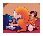  big_breasts big_penis breasts canine cum cum_in_pussy cum_inside dreamcastzx1 female fox hedgehog huge_breasts huge_penis huge_thighs male mammal penis sonic_(series) sonic_boom sonic_the_hedgehog xaveknyne zooey_the_fox 