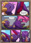  blitzdrachin comic cynder dragon female feral feral_on_feral male male/female pussy skylanders_academy spyro spyro_the_dragon video_games 