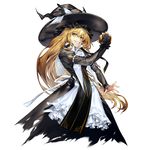  :d alternate_costume apron arm_strap bangs black_dress black_gloves black_hat blonde_hair blush bow braid dress fingerless_gloves frilled_apron frilled_bow frills gloves grin hat hat_bow holding kirisame_marisa kodama_(wa-ka-me) long_hair long_sleeves looking_at_viewer open_mouth shiny shiny_hair side_braid simple_background single_fingerless_glove single_glove smile solo teeth touhou v-shaped_eyebrows very_long_hair waist_apron white_apron white_background white_bow witch_hat yellow_eyes 