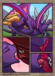  blitzdrachin comic cunnilingus cynder dragon female feral feral_on_feral male male/female oral pussy sex skylanders_academy spyro spyro_the_dragon vaginal video_games 