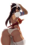  1girl amputee ass bandage bleach breasts huge_ass large_breasts panty partially_visible_vulva prosthetic shiba_kuukaku sideboob tovio_rogers wedgie 