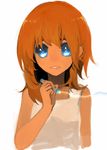  bad_id bad_pixiv_id blonde_hair blue_eyes breasts dress kingdom_hearts kingdom_hearts_ii mebachi medium_hair namine small_breasts smile solo white_dress 