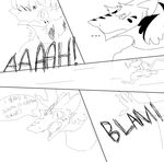  anthro clothed clothing comic digital_media_(artwork) english_text fish-ears fur male sergal simple_background solo text white_background white_fur 