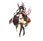  animal_ears bikini_armor christmas fire_emblem fire_emblem_heroes fire_emblem_kakusei heels horns nintendo tharja transparent_png umiu_geso 