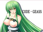  :p artist_request bdsm bondage bound breasts c.c. code_geass green_hair inverted_nipples large_breasts long_hair nipples smile solo straitjacket tongue tongue_out topless 