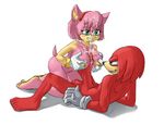  after_sex amy_rose anthro balls big_breasts big_penis blue_eyes breasts cum cum_in_hair cum_on_breasts cum_on_face duo echidna female fur green_eyes hair hedgehog kevinsano knuckles_the_echidna male mammal nude penis pink_fur pink_hair plain_background red_fur red_hair red_penis sega sex sonic_(series) sonic_team straight titfuck white_background 
