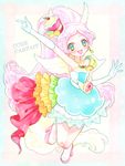  :d animal_ears blue_dress blue_eyes boots character_name cure_parfait dress earrings elbow_gloves food_themed_hair_ornament full_body gloves green_eyes hair_ornament horse_ears horse_girl horse_tail jewelry kirahoshi_ciel kirakira_precure_a_la_mode long_hair looking_at_viewer multicolored multicolored_eyes necklace nene_(oneoneo13) open_mouth pink_hair ponytail precure rainbow_order simple_background smile solo tail white_background white_gloves white_wings wings 