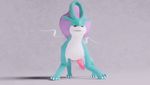  3d_(artwork) animal_genitalia animal_penis animated balls big_balls canine canine_penis deretto digital_media_(artwork) girly legendary_pok&eacute;mon loop male mammal nintendo penis pok&eacute;mon pok&eacute;mon_(species) solo suicune video_games 